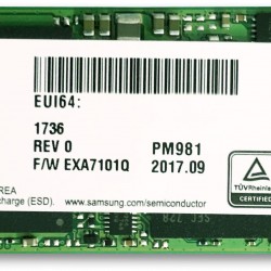 Samsung PM981a 256GB M.2 NVMe PCIe 3.0 x4 SSD (MZVLB256HBHQ)