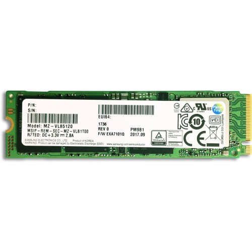 Samsung PM981a 256GB M.2 NVMe PCIe 3.0 x4 SSD (MZVLB256HBHQ)