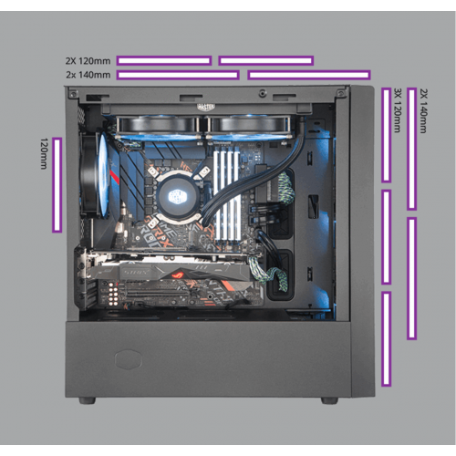 Cooler Master MasterBox NR400 With ODD 光碟機版 Cooler Master MasterBox NR400 With ODD 光碟機版