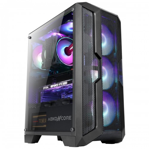 ABKONCORE H250X RGB CASE 包含RGB FAN * 4