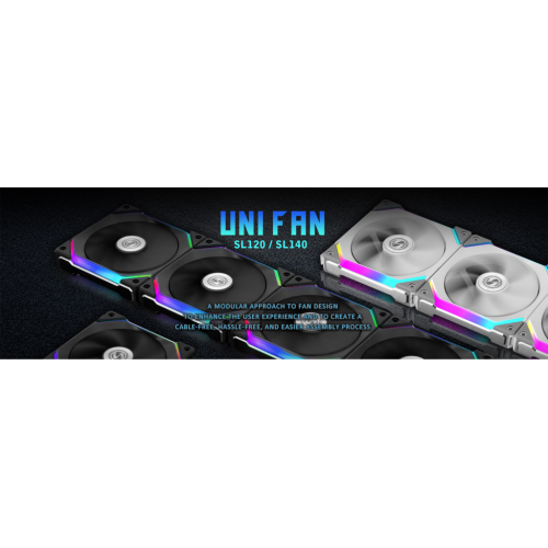 Lian Li UNI FAN SL120 RGB Case Fan (3pcs Pack)