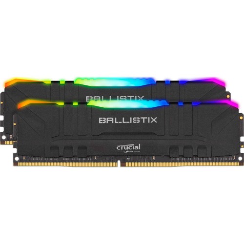 Crucial Ballistix 32GB DDR4 RGB (2 x 16GB) 3200MHz Gaming Memory RGB Crucial Ballistix 32GB DDR4 RGB (2 x 16GB) 3200MHz Gaming Memory RGB