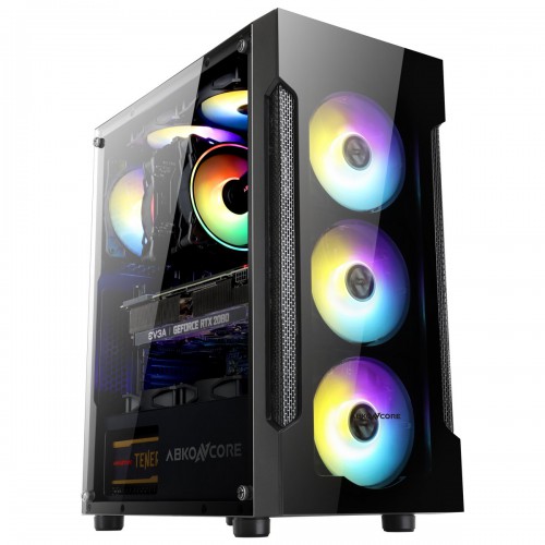ABKONCORE T250 RGB CASE - 包含RGB FAN * 4 ABKONCORE T250 RGB CASE - 包含RGB FAN * 4
